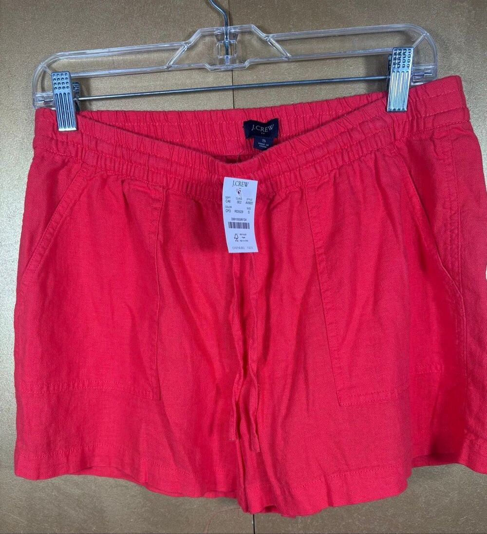 J.Crew women’s linen blend shorts size S